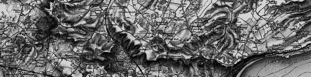 Old map of Arpinge in 1895