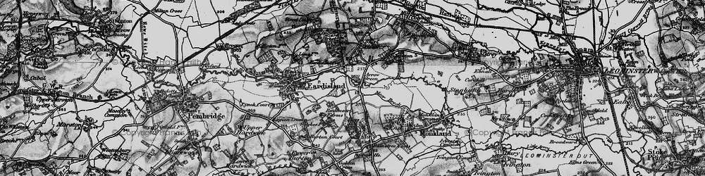 Old map of Arrow Green in 1899