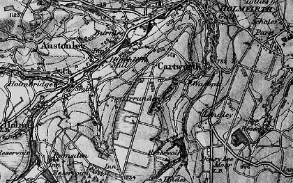 Old map of Arrunden in 1896