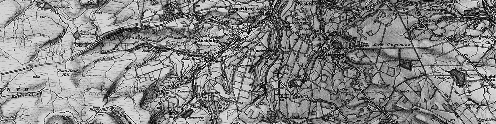 Old map of Arrunden in 1896