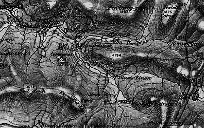 Old map of Blaen-Ceulan in 1899