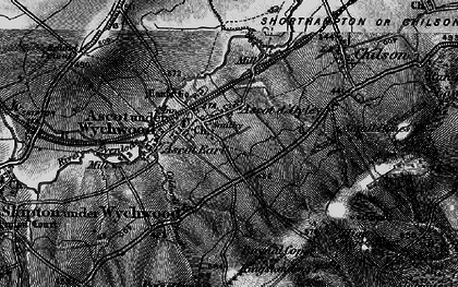Old map of Ascott-under-Wychwood in 1896