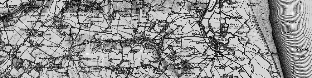 Old map of Ash in 1895