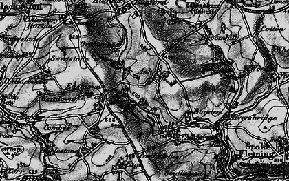 Old map of Ash in 1897
