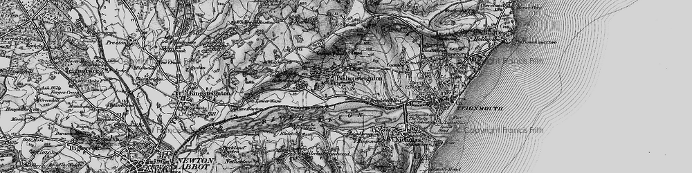 Old map of Ash Hill in 1898