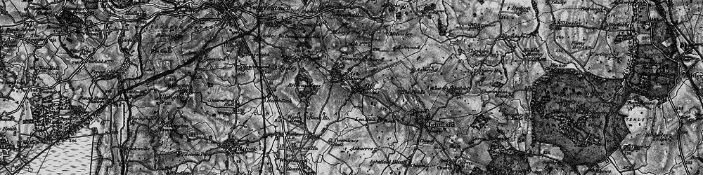 Old map of Ashfields in 1897