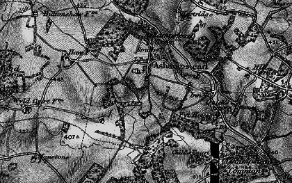 Old map of Ashampstead in 1895