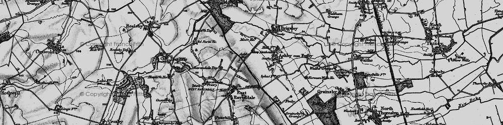 Old map of Ashby Hill in 1899