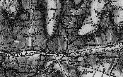 Old map of Ashculme in 1898
