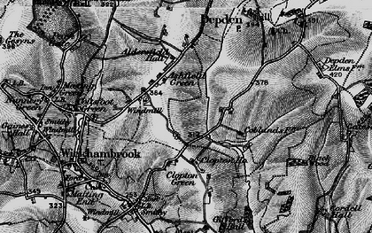 Old map of Ashfield Green in 1898