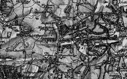 Old map of Ashington in 1895
