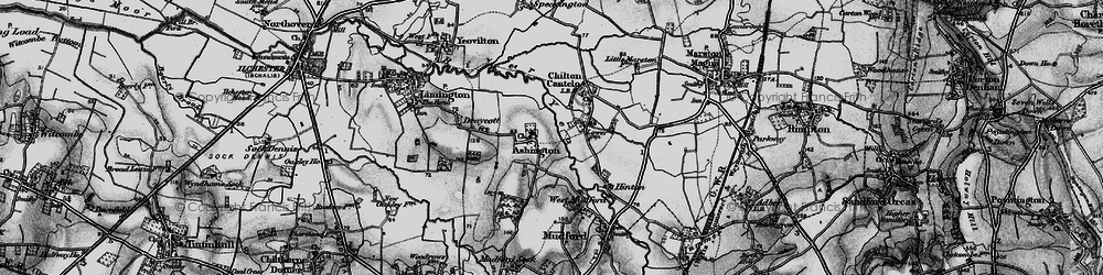 Old map of Ashington in 1898