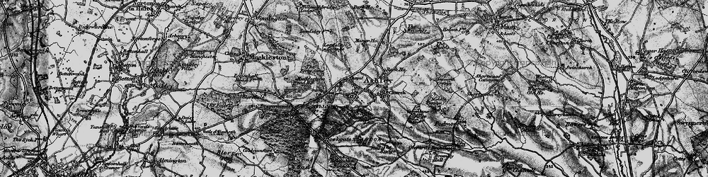 Old map of Ashley Dale in 1897