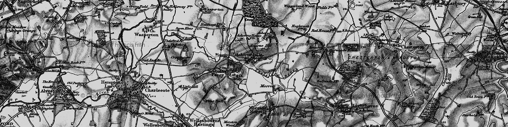 Old map of Ashorne in 1898