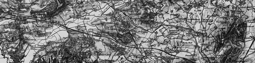 Old map of Ashperton in 1898