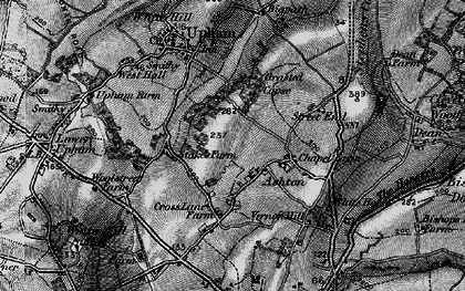 Old map of Ashton in 1895
