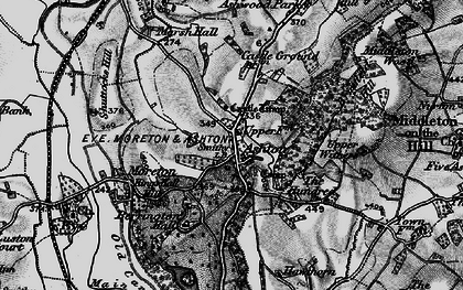 Old map of Ashton in 1899