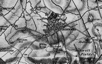 Old map of Ash Hill in 1896