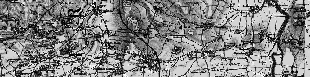 Old map of Askham in 1899