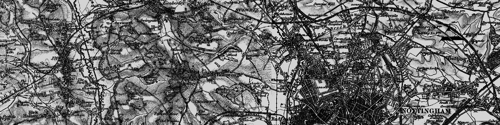 Old map of Aspley in 1899