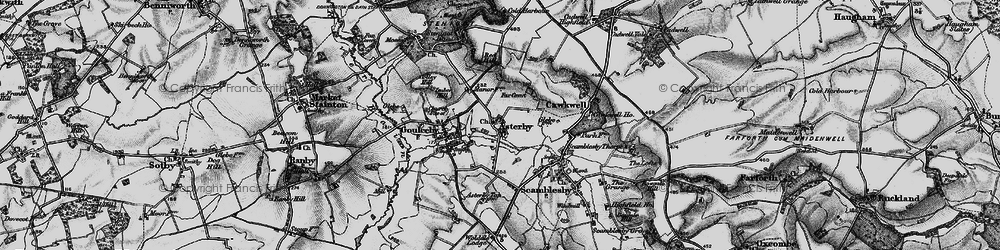 Old map of Asterby Ho in 1899