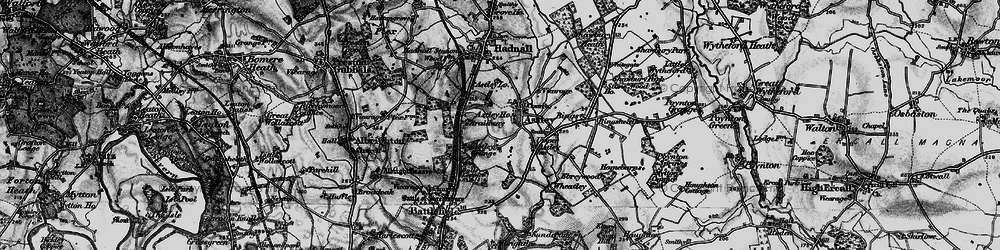 Old map of Astley Lodge in 1899