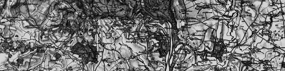 Old map of Astley Abbotts in 1899