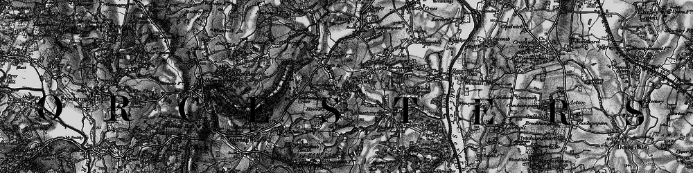 Old map of Astley Burf in 1898