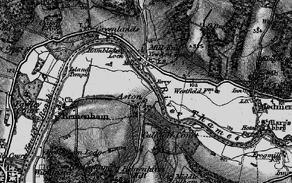 Old map of Aston in 1895