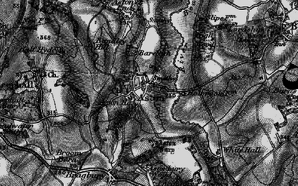 Old map of Aston in 1896