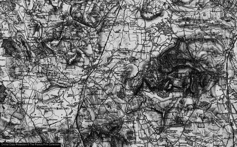 Old Map of Aston, 1897 in 1897