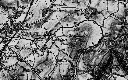 Old map of Aston in 1897