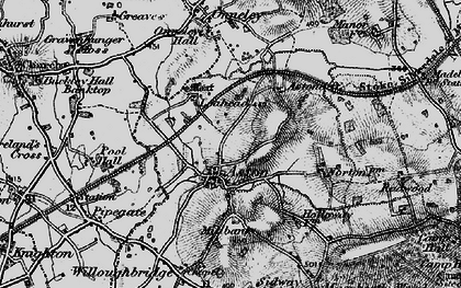 Old map of Aston in 1897