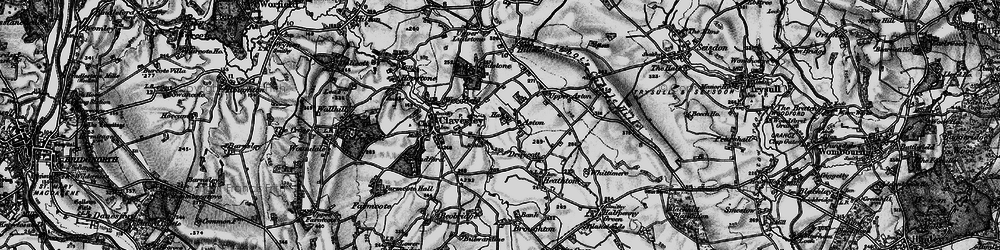 Old map of Aston in 1899