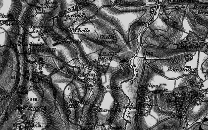 Old map of Aston End in 1896