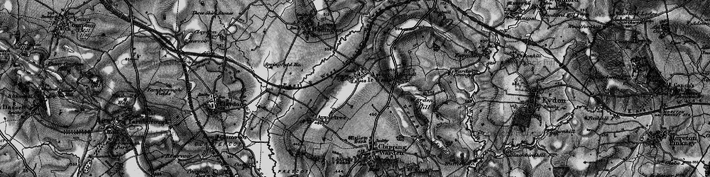 Old map of Aston le Walls in 1896
