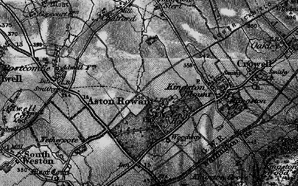 Old map of Aston Rowant in 1895