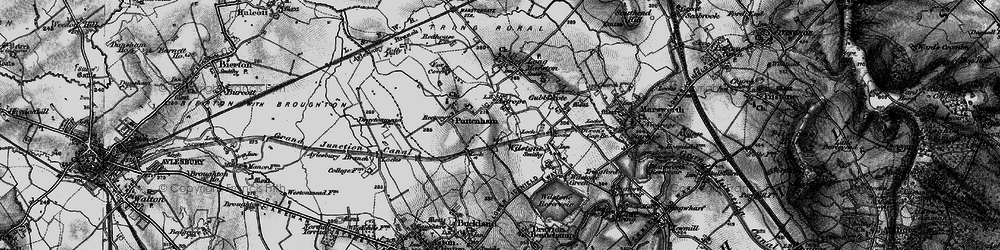Old map of Astrope in 1896