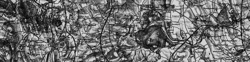 Old map of Broadoak Hill in 1896