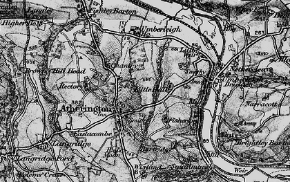 Old map of Atherington in 1898