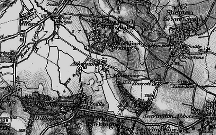 Old map of Atherstone in 1898