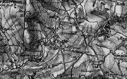 Old map of Atlowtop in 1897