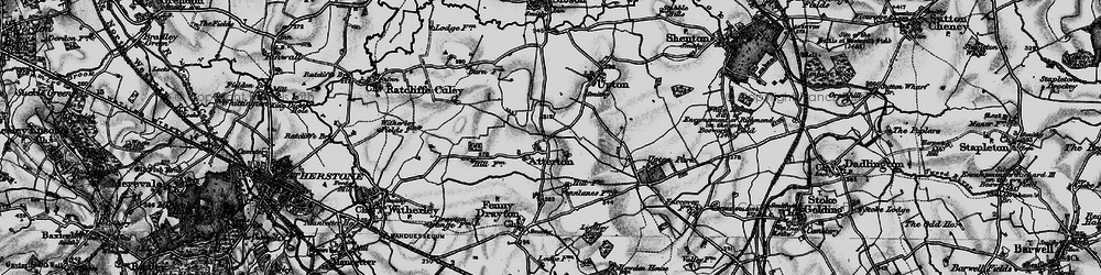 Old map of Atterton in 1899