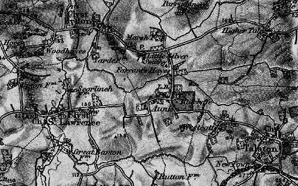 Old map of Aunk in 1898