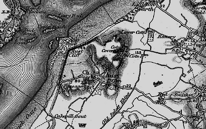 Old map of Old Splott Rhine in 1897