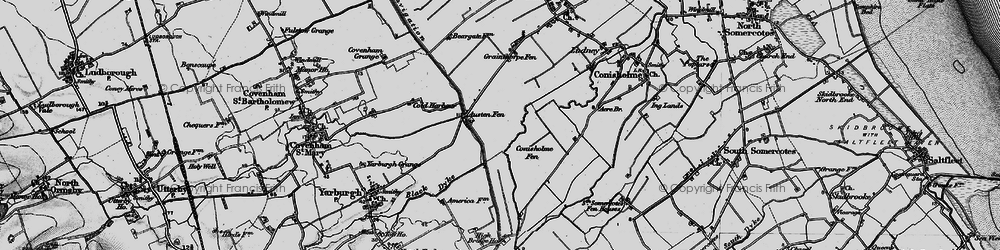 Old map of Austen Fen in 1899