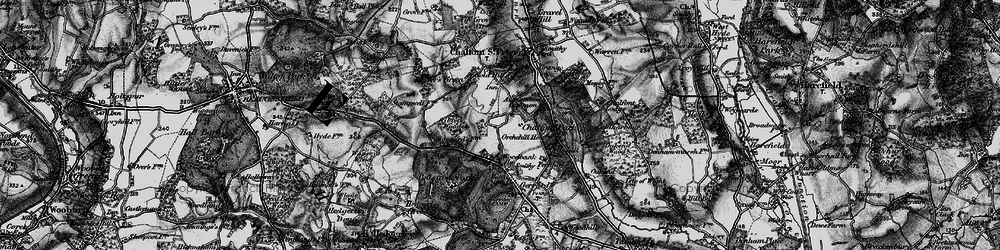 Old map of Austenwood in 1896