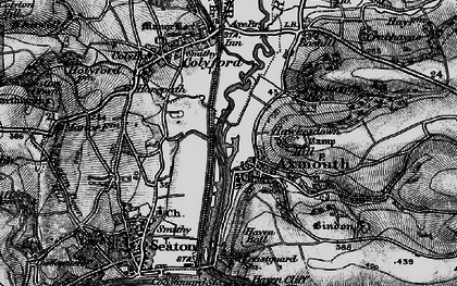 Old map of Axmouth in 1897