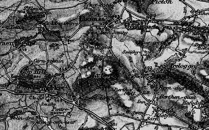 Old map of Axton in 1896