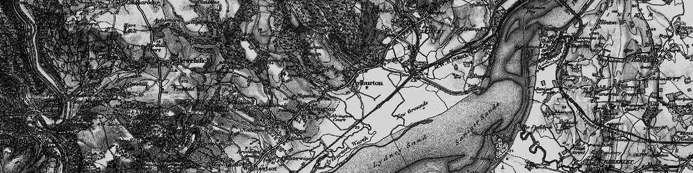 Old map of Aylburton in 1897